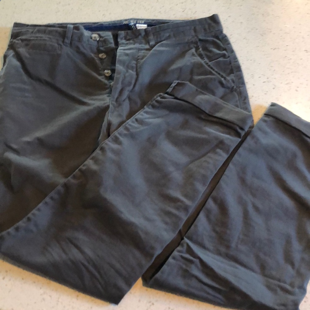 Gray chinos